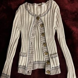 FreePeople sweater, button up, sz M, like new, never worn (no tags)